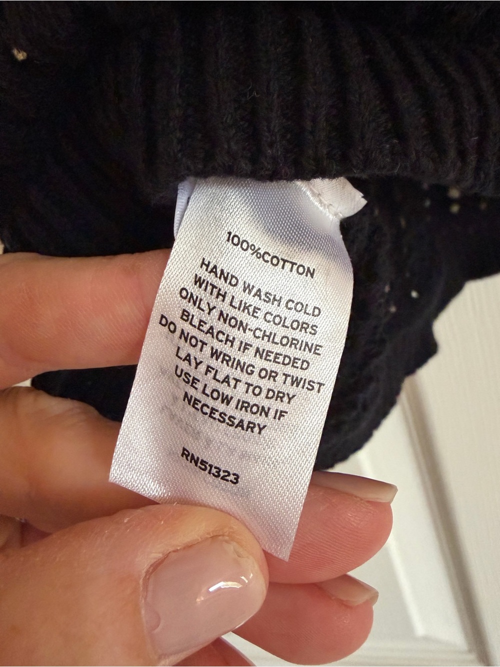 Halogen Black Open-Knit Racerback Tank - Picture 4 of 5